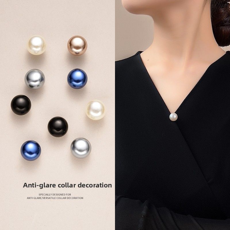 珍珠防走光胸针扣针纽扣钉扣衣服胸口领口按扣子隐形暗扣免缝神器