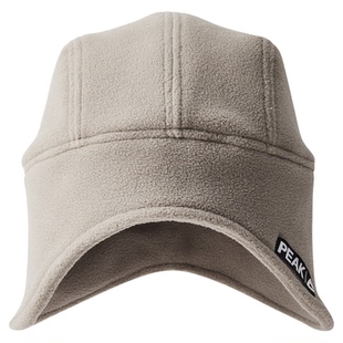 匹克加绒保暖帽子男女同款冬季新款加厚保暖护耳朵防风摇粒绒帽子