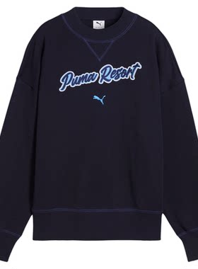 PUMA彪马女子运动休闲圆领卫衣
