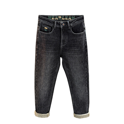 秋季新款直筒牛仔裤男士