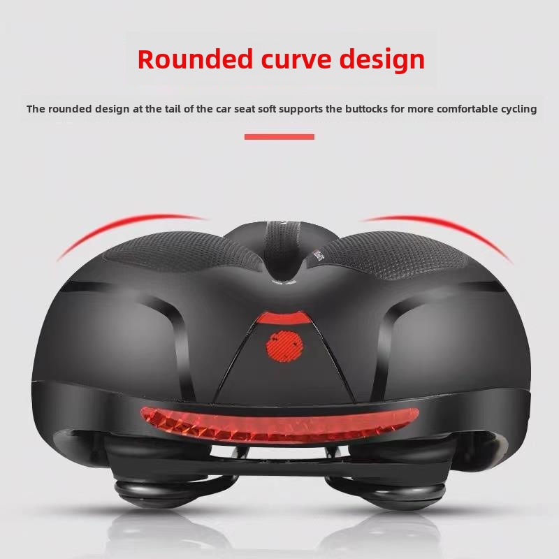 山地车坐垫自行车座加厚硅胶超软减震鞍座动感单车折叠车舒适车座