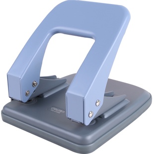 得力打孔机双孔打孔器圆环孔小型手动打眼器办公凭证文件纸张订本打洞器多孔装订机活页本夹两孔打洞机打书洞