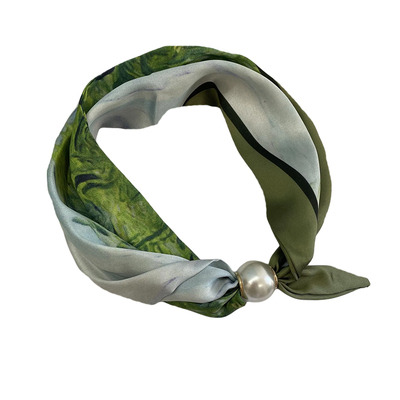 2026新款磁扣贝珠护颈丝巾女领巾