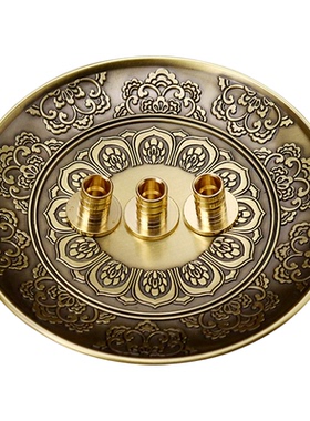 仙家用品插烟器烟插家用侍奉插香供烟底座佛堂上供粗中细通用烟托