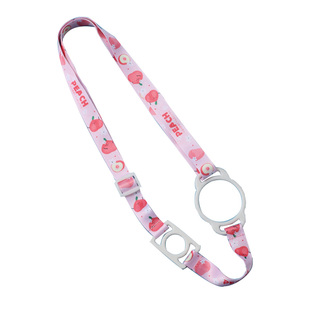 二合一水杯挂绳矿泉瓶子出门背带可调节通用儿童饮料卡扣壶便携式