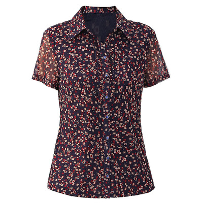 祥丽鸿弹力碎花透气特大妈妈装