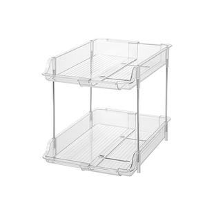 食品级冰箱收纳盒保鲜盒窄长形储物架分层收纳厨房神器柜橱收纳架