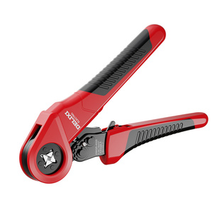 德力西接线端子压线钳电工专用管型省力压接钳多功能夹线冷压钳