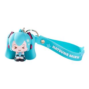 moeyu 初音未来眯眯眼系列立体软胶挂件Miku二次元动漫周边挂饰