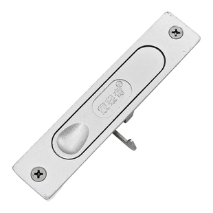 2个105孔距老式铝合金门窗钩锁推拉窗户锁按锁移门勾锁移窗栓锁扣