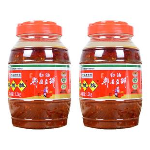 四川特产郫县红油豆瓣酱家用鹃城辣椒酱香辣调味商用川菜咸辣适用
