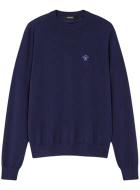 【12期免息】VERSACE/范思哲 男士羊毛混纺针织毛衣