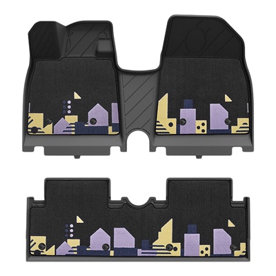 3W独家定制个性艺术毯面适用于蔚来萤火虫脚垫firefly内饰改装件