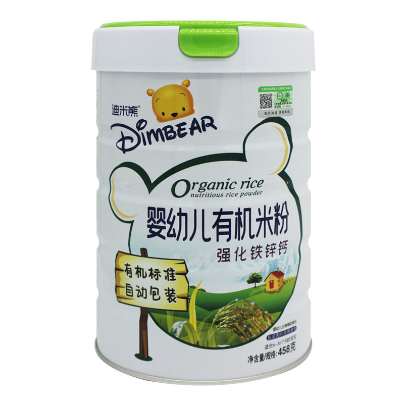 6-36个月迪米熊有机米粉罐装