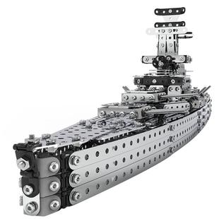 高难度3d立体精密机械积木拼装玩具10岁以上男孩成年金属组装模型