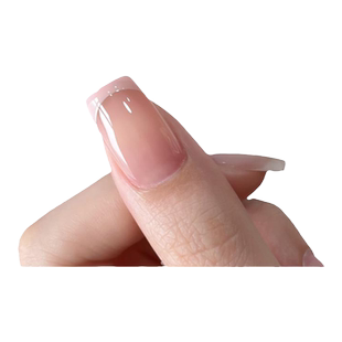 gaoy戈雅法式流平甲油胶2025年新款黑白皮粉色勾边拉线指甲胶美甲