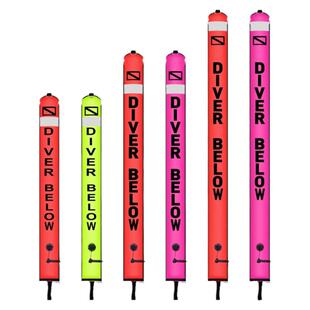 潜水象拔SMB海上浮潜深潜信号定位警示水肺潜水充气浮标反光线轮