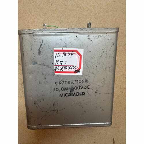 议价美国银版 10uf/600v 油浸电容一个，实测参数及尺寸看