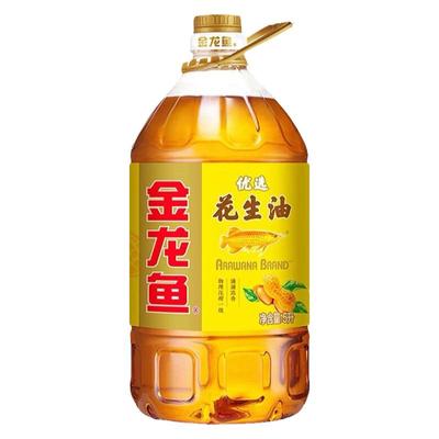 金龙鱼压榨浓香花生油5L