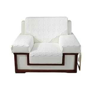 贵宾接待沙发巾蕾丝加厚靠背巾办公会议室沙发垫单人沙发纱巾坐垫