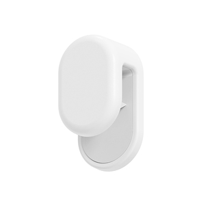 LEYIX洁面夹免打孔壁挂式牙膏挂钩洗面奶收纳夹子白色塑料粘钩