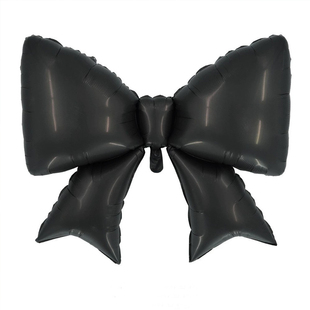 ins新款大号蝴蝶结铝膜气球周岁生日布置芭蕾风女孩派对场景装饰