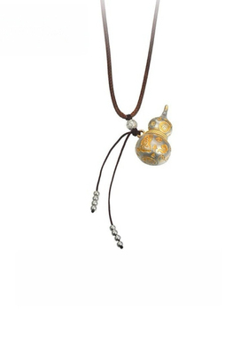 灵国风长款葫芦吊坠项链女
