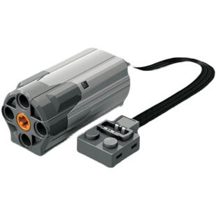 积木9686动力组M马达XL伺服电池盒8883延长线改装电动配件MOC套装