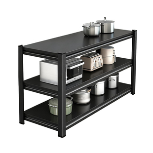 厨房置物架家用切菜桌子工作台多层收纳架多功能微波炉拐角储物架