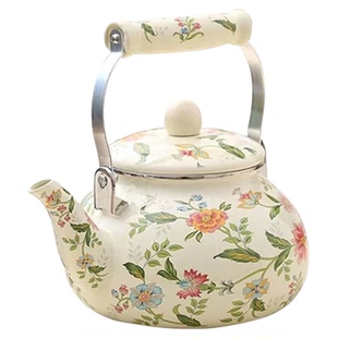 YAHOO佑禾珐琅搪瓷壶烧水壶奶茶壶煮花茶夏天熬药壶电磁炉明火通