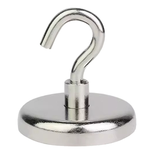 磁吸挂钩磁铁强力冰箱边侧贴吸铁石门后磁性无痕磁力免打孔粘钩子