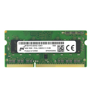 micron镁光DDR3L 4G 1600MHZ PC3-12800S 笔记本内存条神K650D 8G