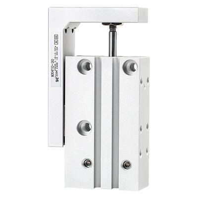 精密直线导轨滑台气缸HLH/MXH10/6/16/20-10X20X30*40*50小型气动