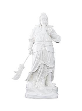 宁凯雯陶瓷关公像供奉摆件
