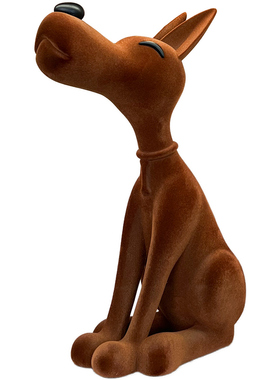 高档创意旺财犬狗摆件乔迁礼物