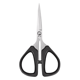 张小泉剪刀家用尖头办公室便携手工小剪子剪纸专用线头锋利不锈钢