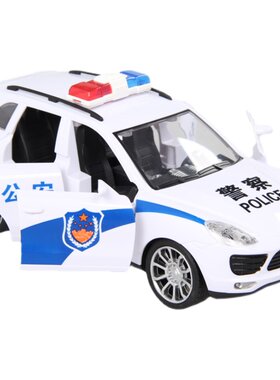 遥控玩具警笛开门警车感应男双烽