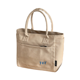 日系ins文艺休闲百搭帆布包包女 大容量手提袋学生上课通勤托特包