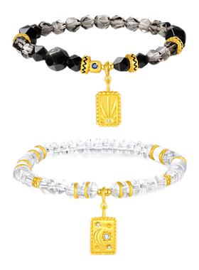 【生日礼物】周大生黑曜石手串