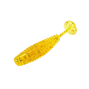 AIGEMA水波鱼根钓微物路亚软饵波动鱼螺纹小t尾软虫铅头钩翘嘴