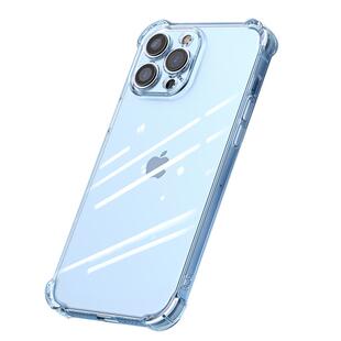 适用苹果13手机壳iphone15透明14防摔12新款11保护套15promax气囊x/xr的xsmax女款mini硅胶14pro全包软壳黑边