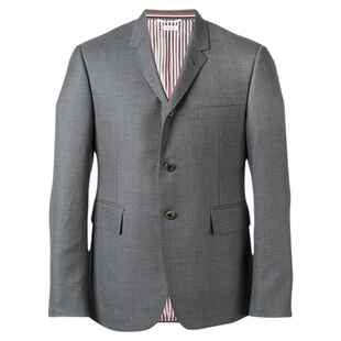 [6期免息]THOM BROWNE 男士经典羊毛西服套装西装