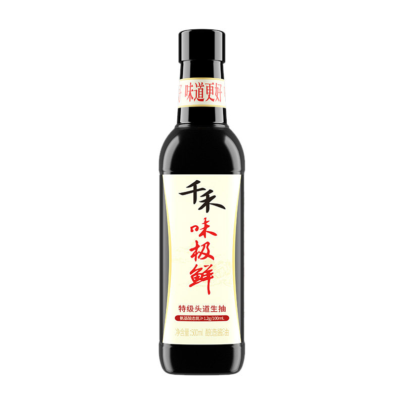 未加碘酱油千禾酿造味极鲜