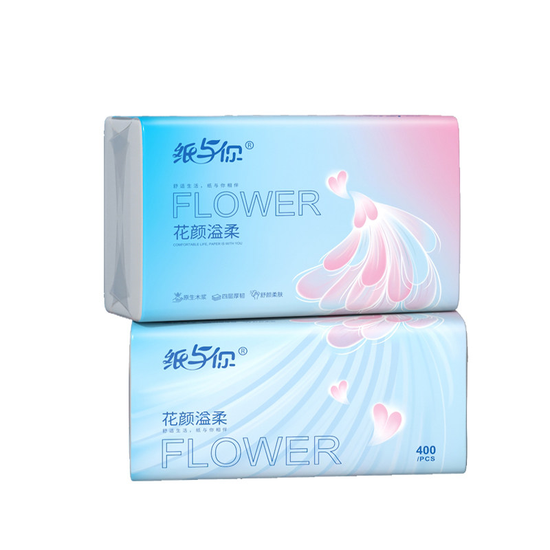 纸与你24大包原木抽纸整箱实惠装