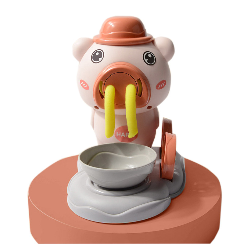 冰淇淋面条机食品级小麦粉彩泥粘土太空橡皮泥黏土玩具幼儿园儿童