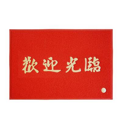 加厚红色丝圈地垫店铺开业地毯垫