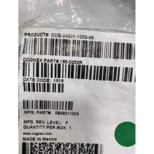 议价原装现货康耐视 CCB-84901-1003-05相机通讯线