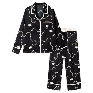 tbh野兽派家居HelloKitty22姆米真丝家居服可外穿睡衣情人节礼物