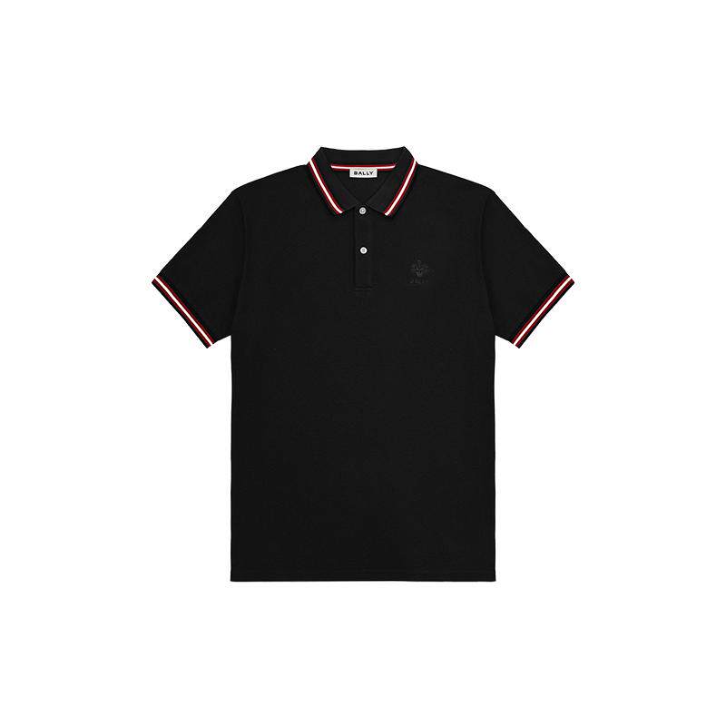 【自营】Bally/巴利短袖 棉质POLO衫吸汗透气男士翻领t恤M5BAH17
