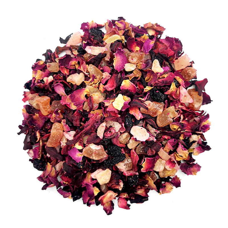 玫瑰车厘子樱桃风味德国工艺景区冲饮花果水果茶散装袋装冲泡茶叶